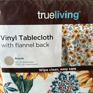 Sunflower vinyl table cloth